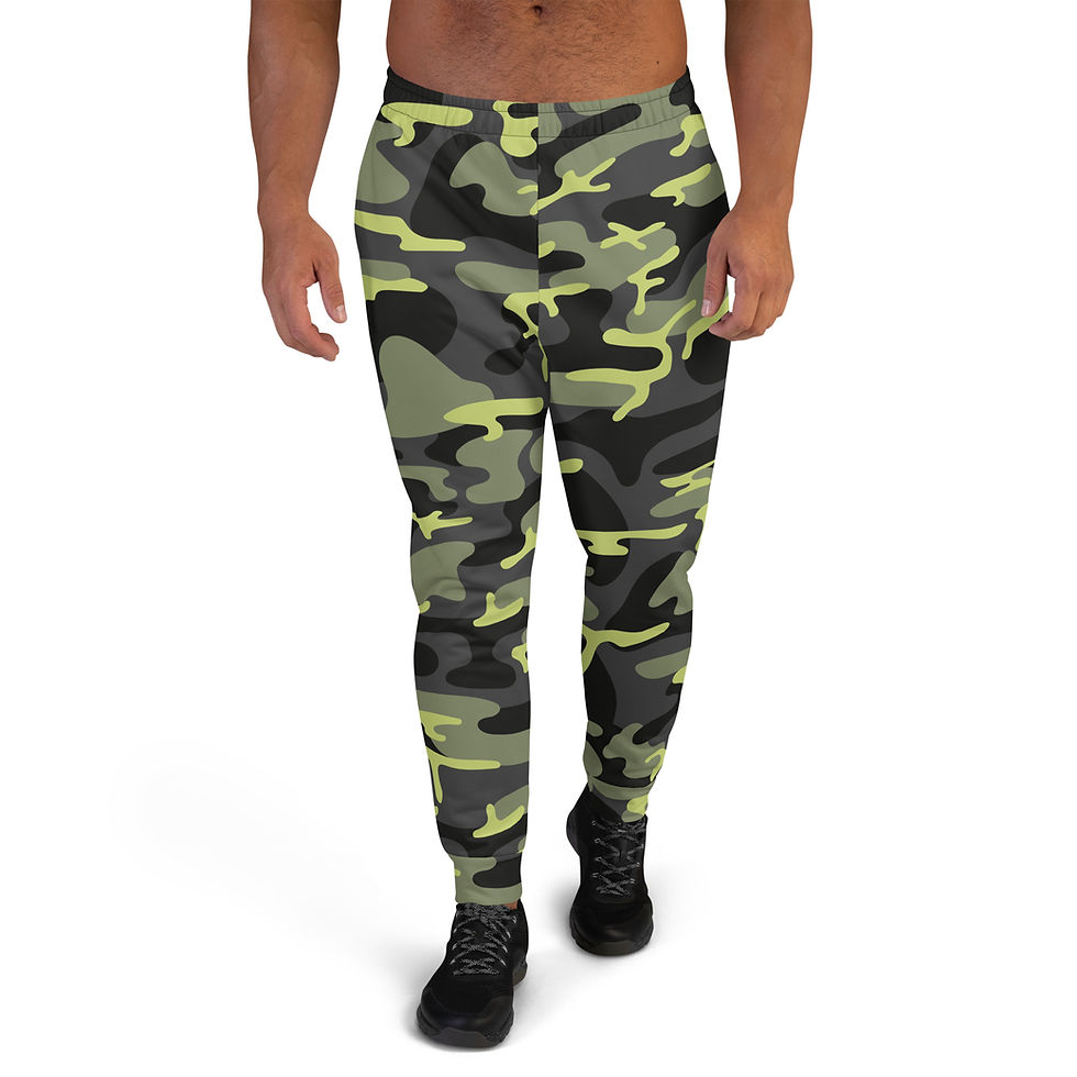 Thumbnail: Rockstar Essentials Men's Joggers (Shiggy; Camo; Green)