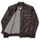 Thumbnail: Classic Essentials Leather Bomber Jacket (Faux; Unisex; Chocolate Brown)