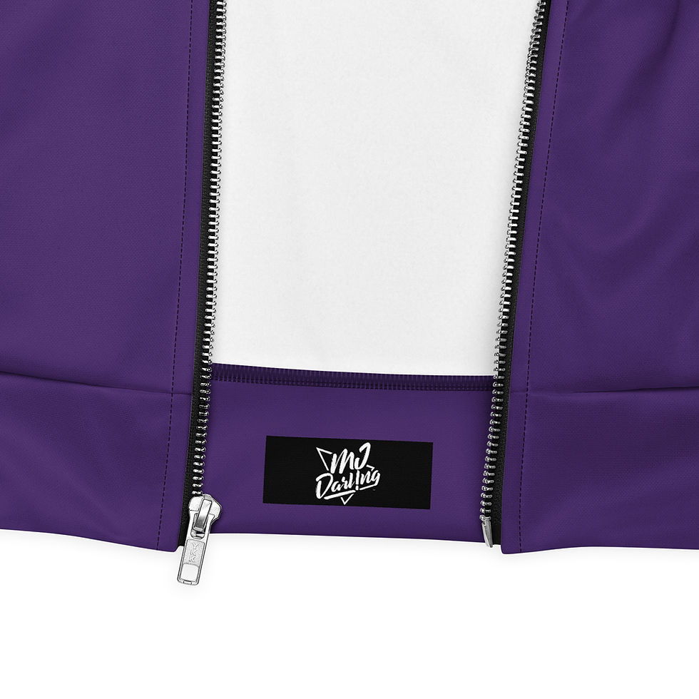 Thumbnail: Classic Essentials Bomber Jacket Liner Zip Sweater (Unisex; Purple)