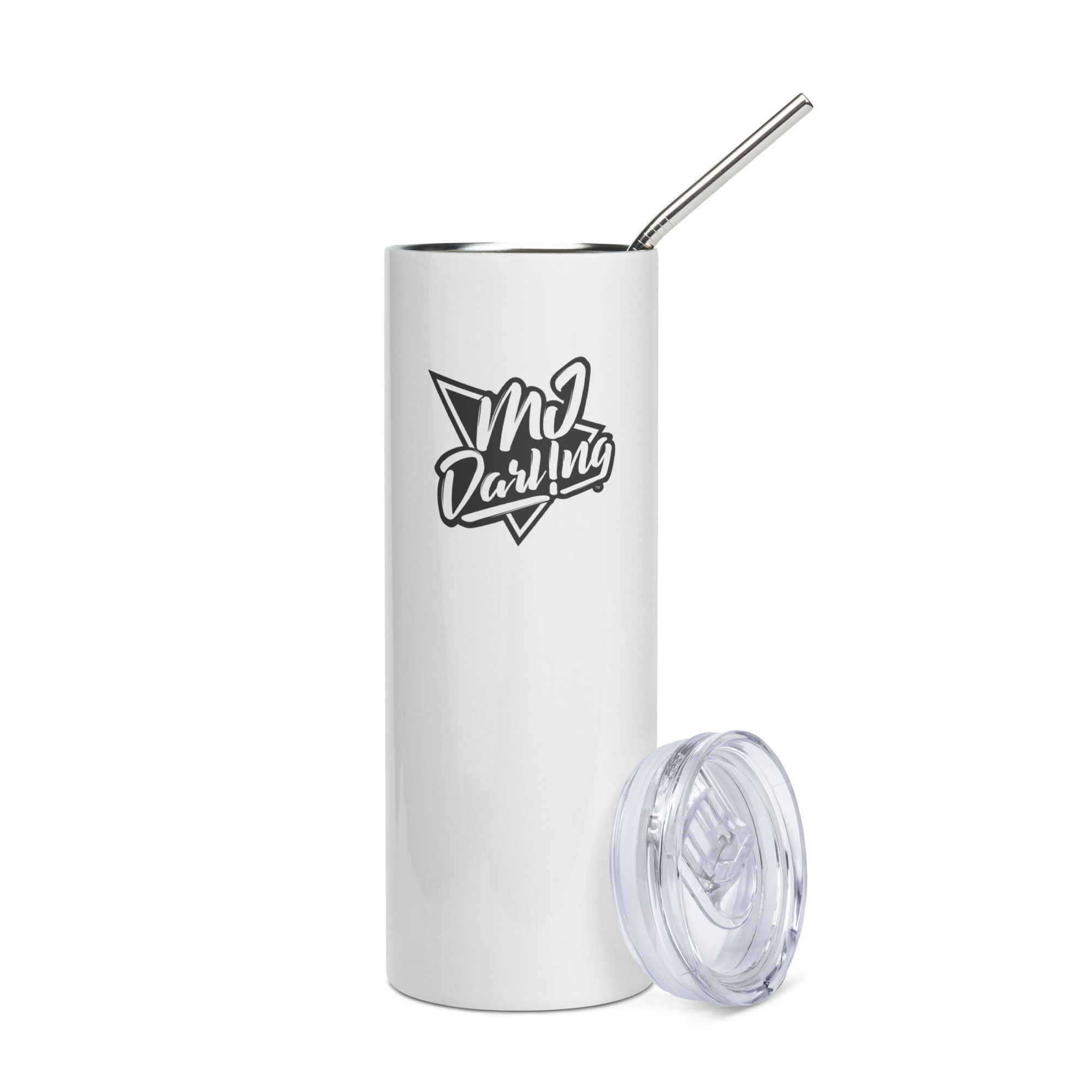 Stainless Steel Tumbler/Vessel/Chalice (White)