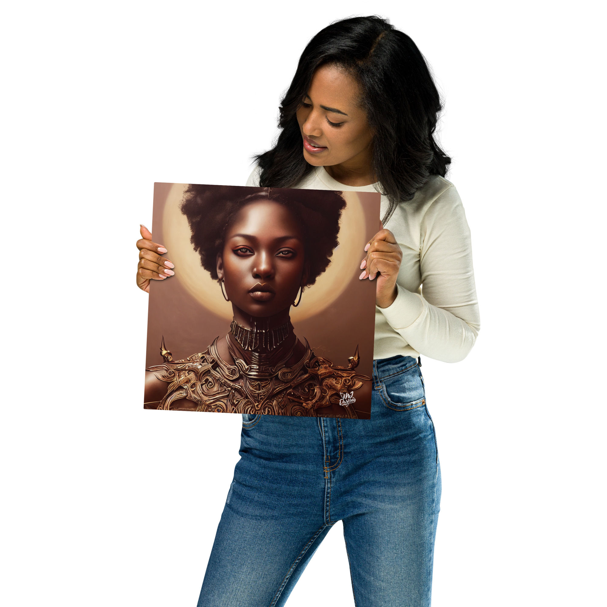 Metal Print (Black & Gold) 11