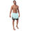 Thumbnail: Superhuman Essentials Men's Swim Trunks (Paladin; Cyan/Black)