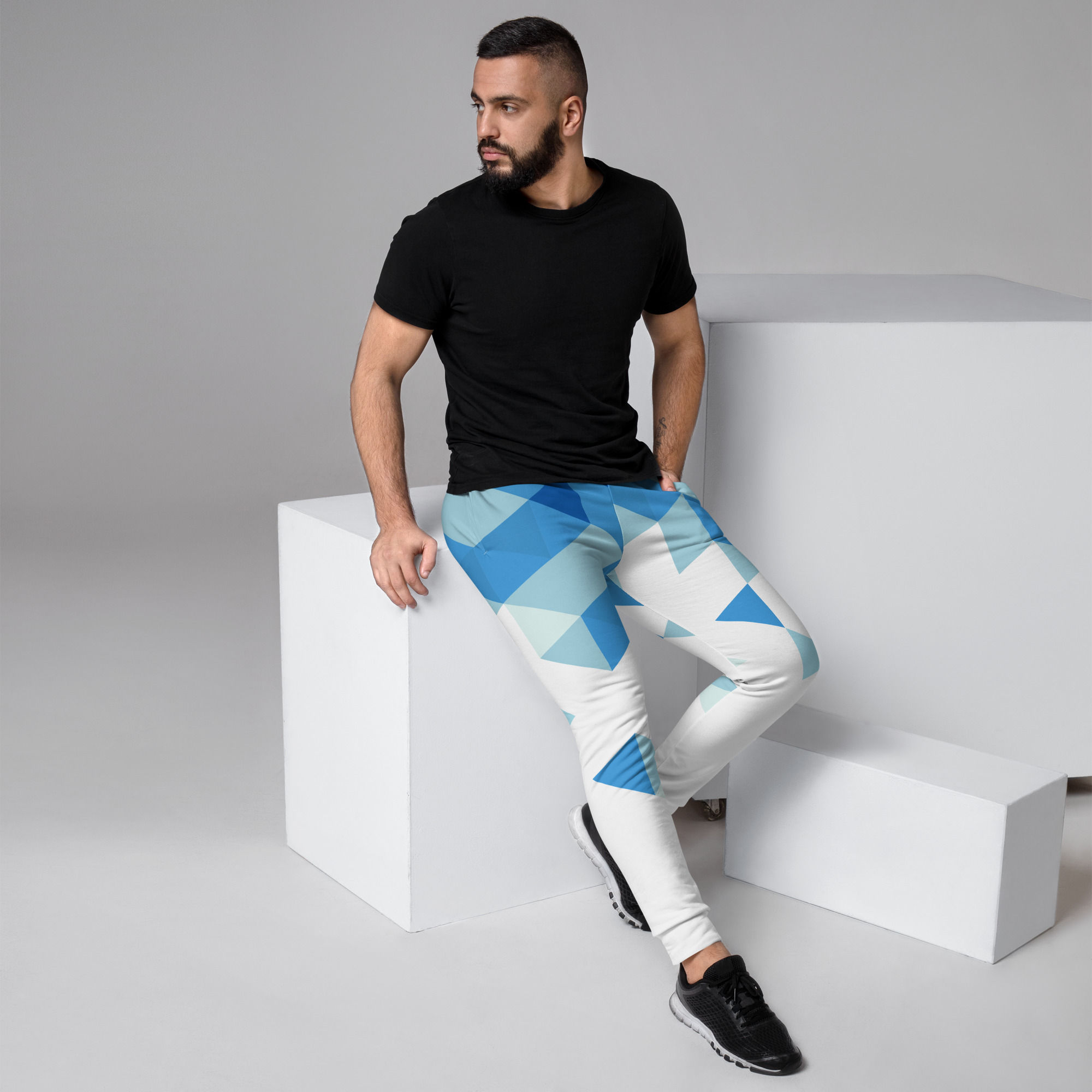 Superhuman Essentials Men's Joggers (Crystal Clear)