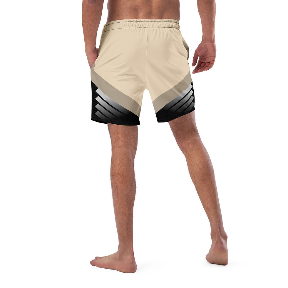 Thumbnail: Superhuman Essentials Men's Swim Trunks (Paladin; Champagne/Black)