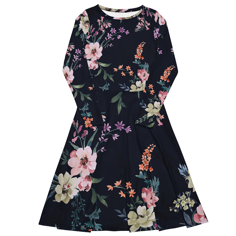 Thumbnail: Classic Essentials Women's Long Sleeve Midi Dress w/ Pockets (Spring; Theresa)