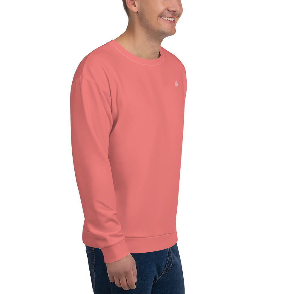 Thumbnail: Classic Essentials Pullover Sweatshirt (Unisex; Salmon)