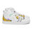 Thumbnail: Rockstar Essentials Women’s High-Top Canvas Sneakers (Go Bananas; White)