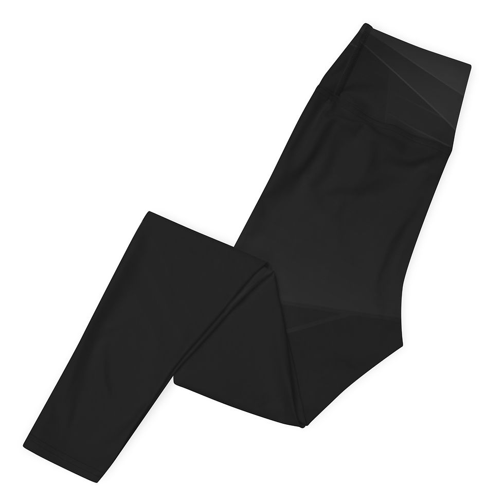 Thumbnail: Superhuman Essentials Women's Yoga Leggings w/ Pocket (Captain; Black)
