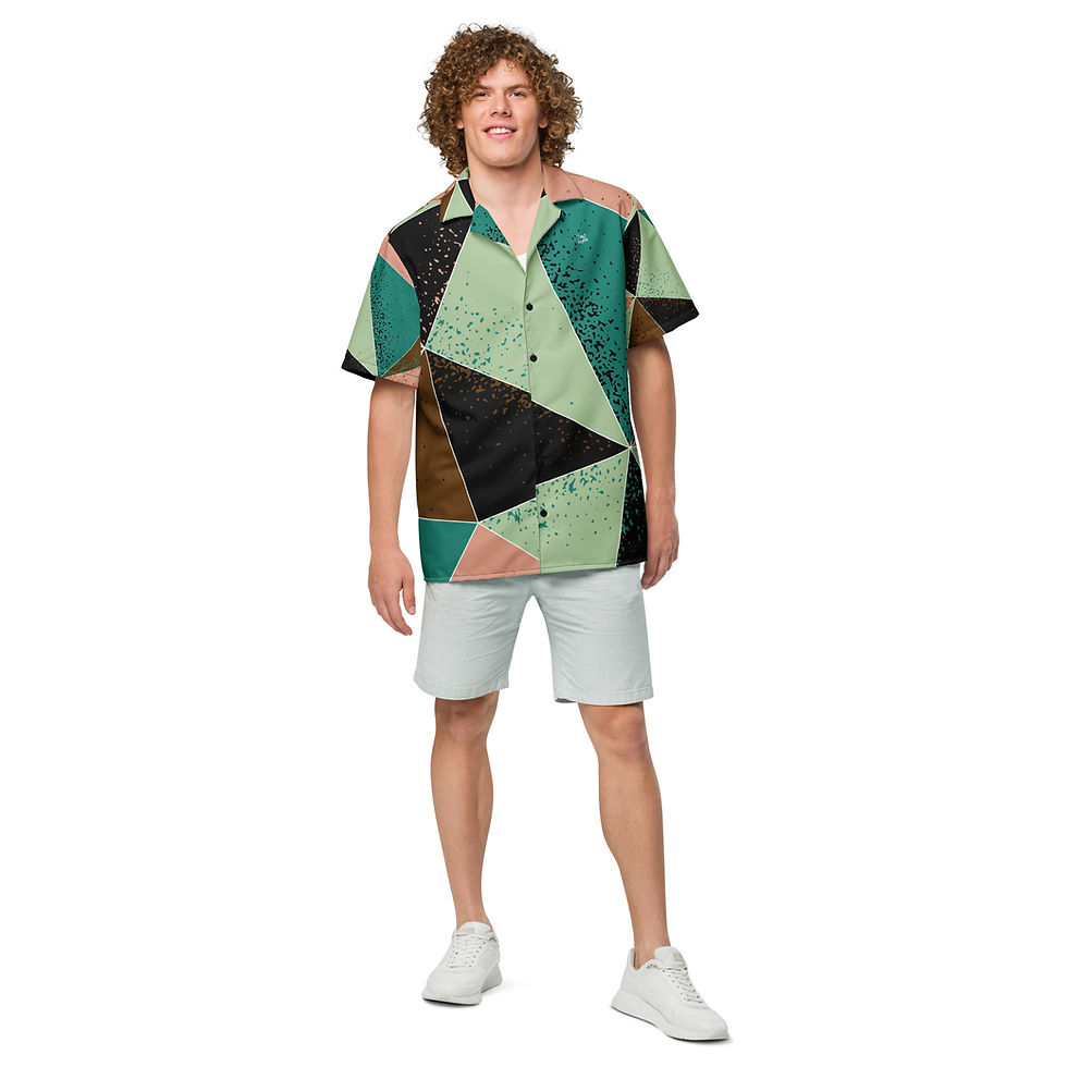Thumbnail: Rockstar Essentials Short Sleeve Button Down Shirt (Unisex; Patchwerk)