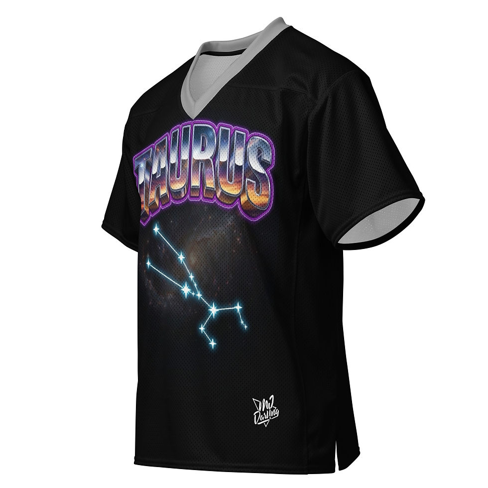 Thumbnail: Zodiac American Football Jersey (Taurus; Unisex)