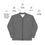 Thumbnail: Classic Essentials Bomber Jacket Liner Zip Sweater (Unisex; Gray)