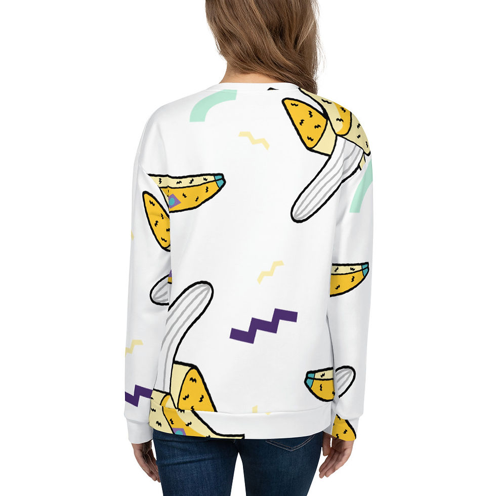 Thumbnail: Rockstar Essentials Pullover Sweatshirt (Unisex; Go Bananas; White)