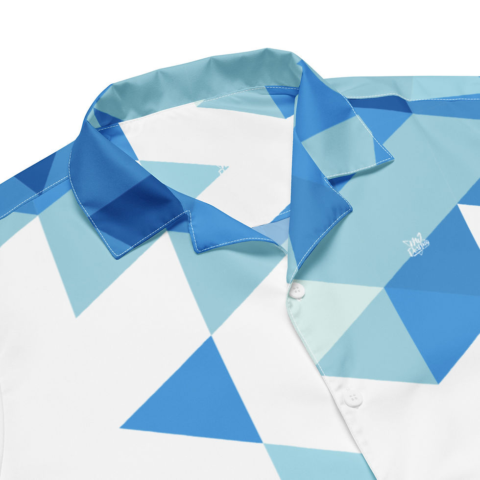 Thumbnail: Superhuman Essentials Short Sleeve Button Down Shirt (Crystal Clear)