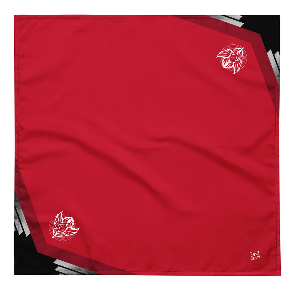 Thumbnail: Superhuman Essentials Bandana (Unisex; Paladin; Red/Black)