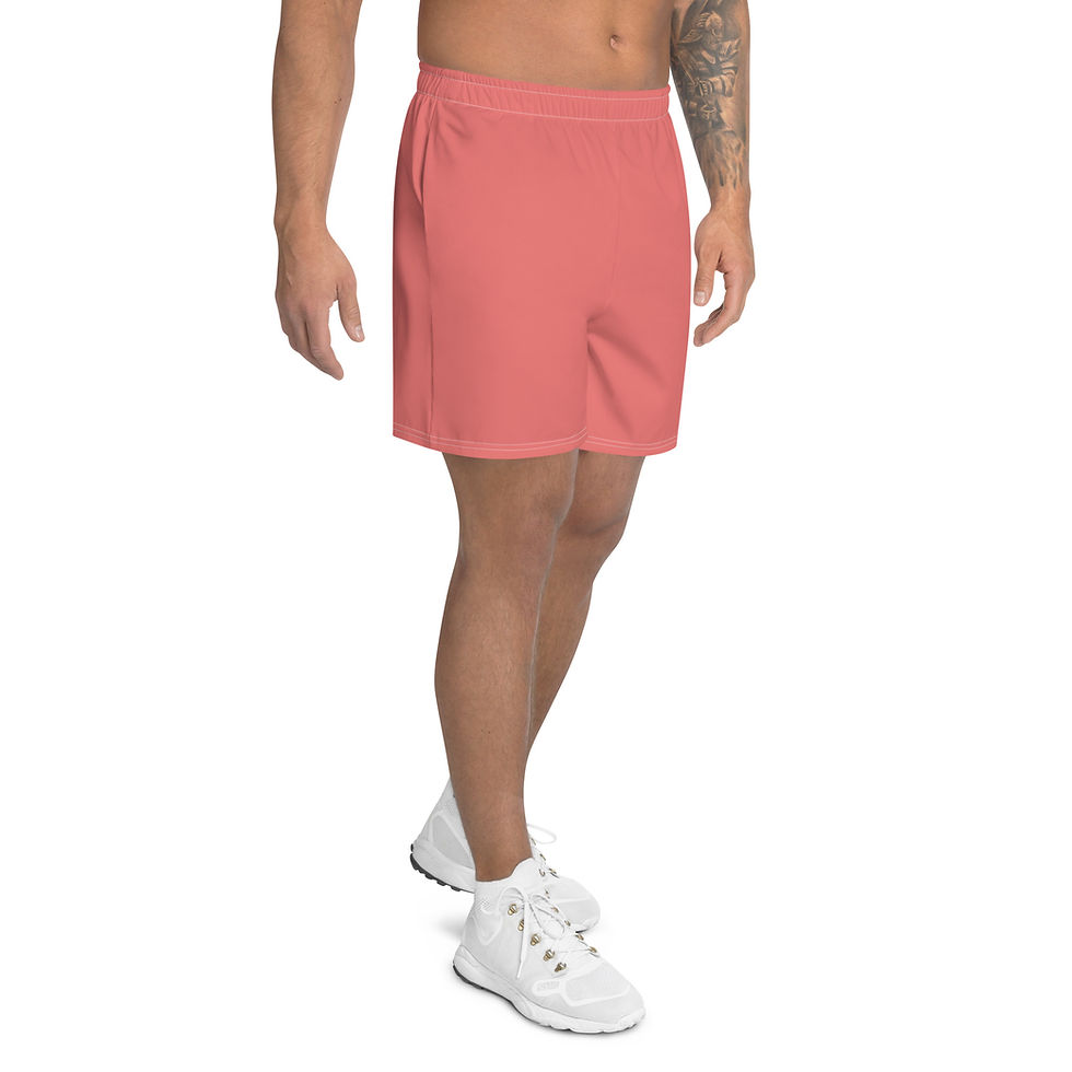 Thumbnail: Classic Essentials Athletic Shorts (Unisex; Long; Salmon)