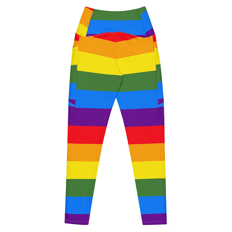 Thumbnail: Rockstar Essentials Women’s Crossover Leggings w/ Pockets (Pride)