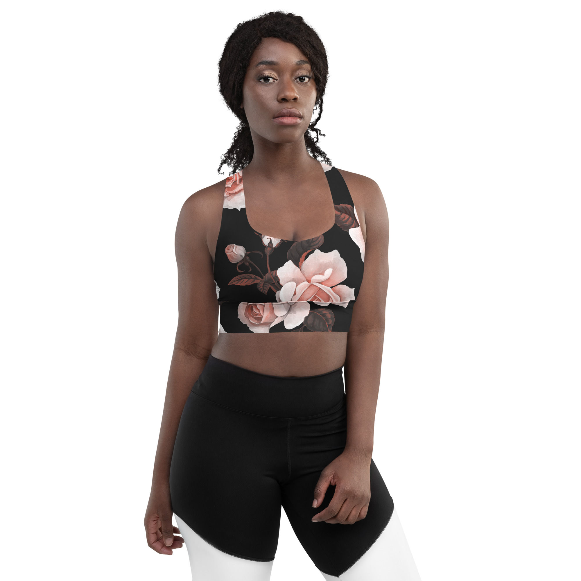 Classic Essentials Women’s Longline Sports Bra/Top (Spring; Corabeth)