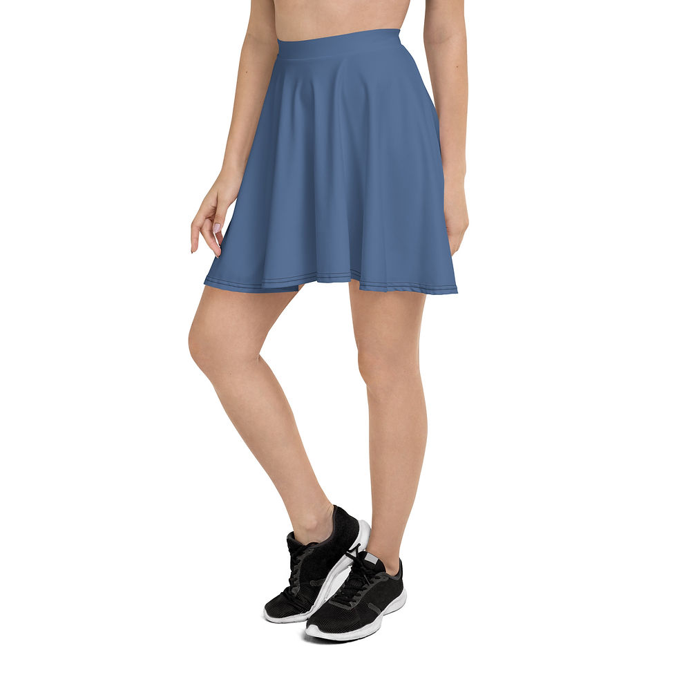 Thumbnail: Classic Essentials Women's A-Line Skater Sun Skirt (Super Blue)