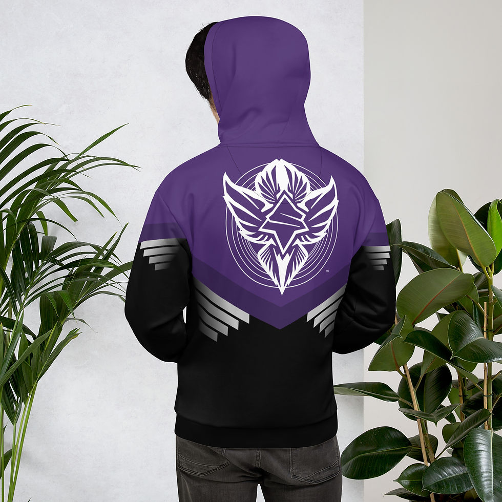Thumbnail: Superhuman Essentials Pullover Hoodie (Unisex; Paladin; Purple/Black)