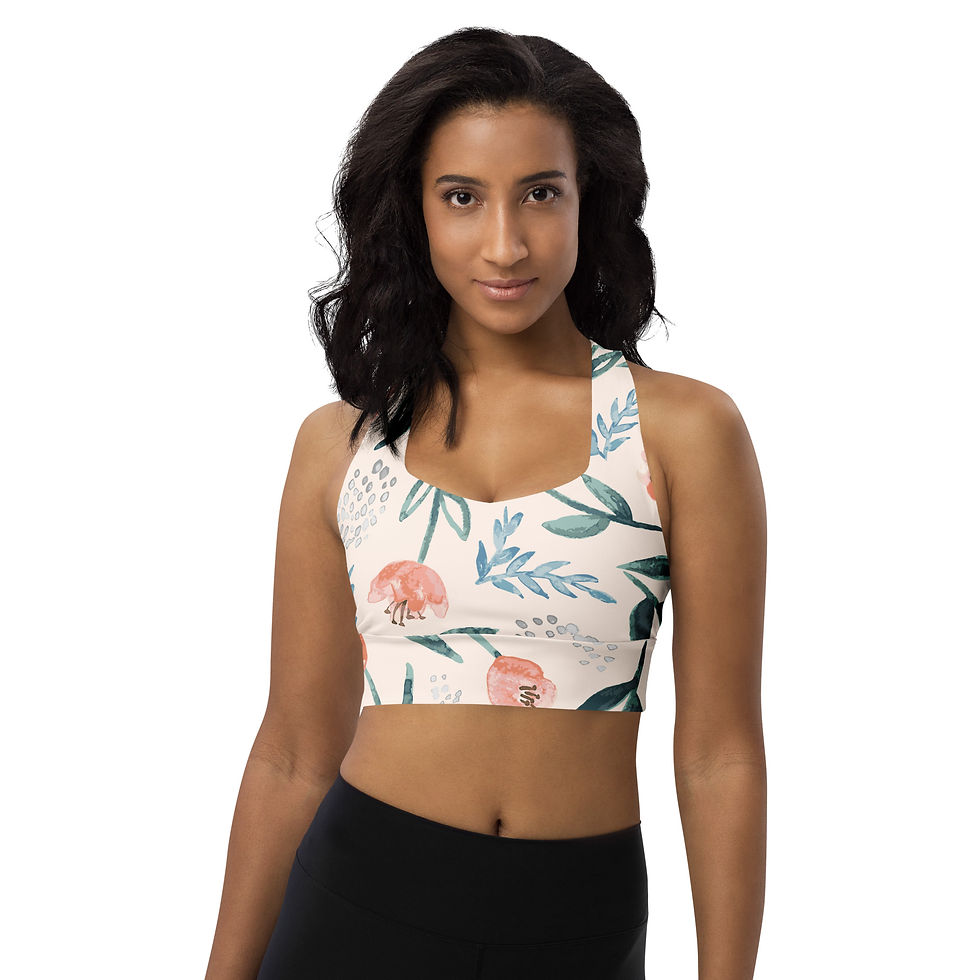 Thumbnail: Classic Essentials Women’s Longline Sports Bra/Top (Spring; Sophia)