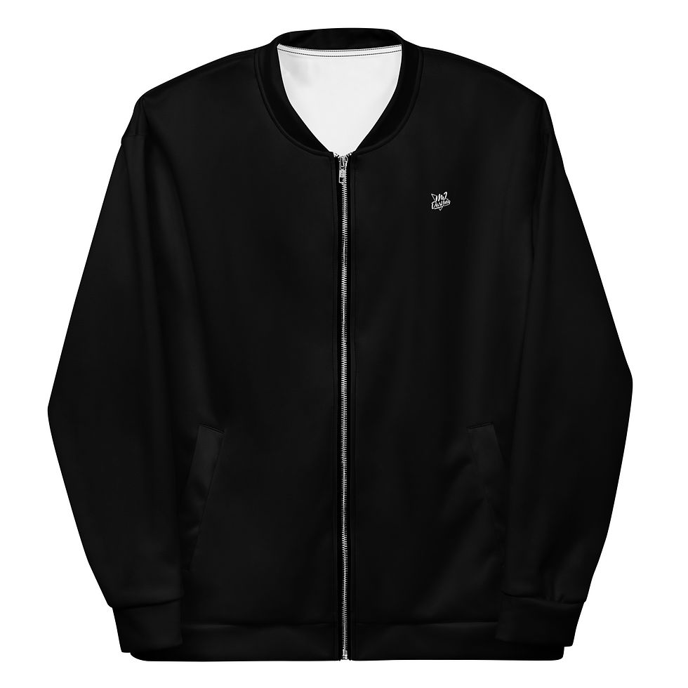 Thumbnail: Classic Essentials Bomber Jacket Liner Zip Sweater (Unisex; Black)