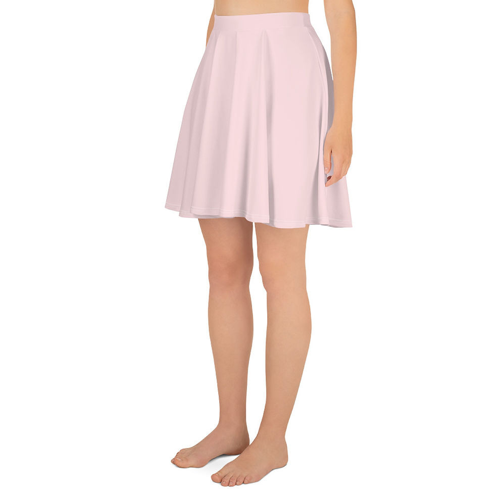 Thumbnail: Classic Essentials Women's A-Line Skater Sun Skirt (Pink Champagne)