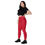Thumbnail: Classic Essentials Women’s Crossover Leggings w/ Pockets (Red)