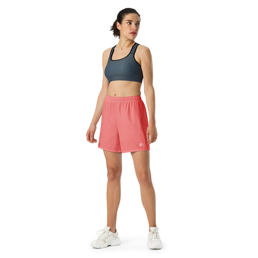 Thumbnail: Classic Essentials Athletic Shorts (Unisex; Long; Salmon)