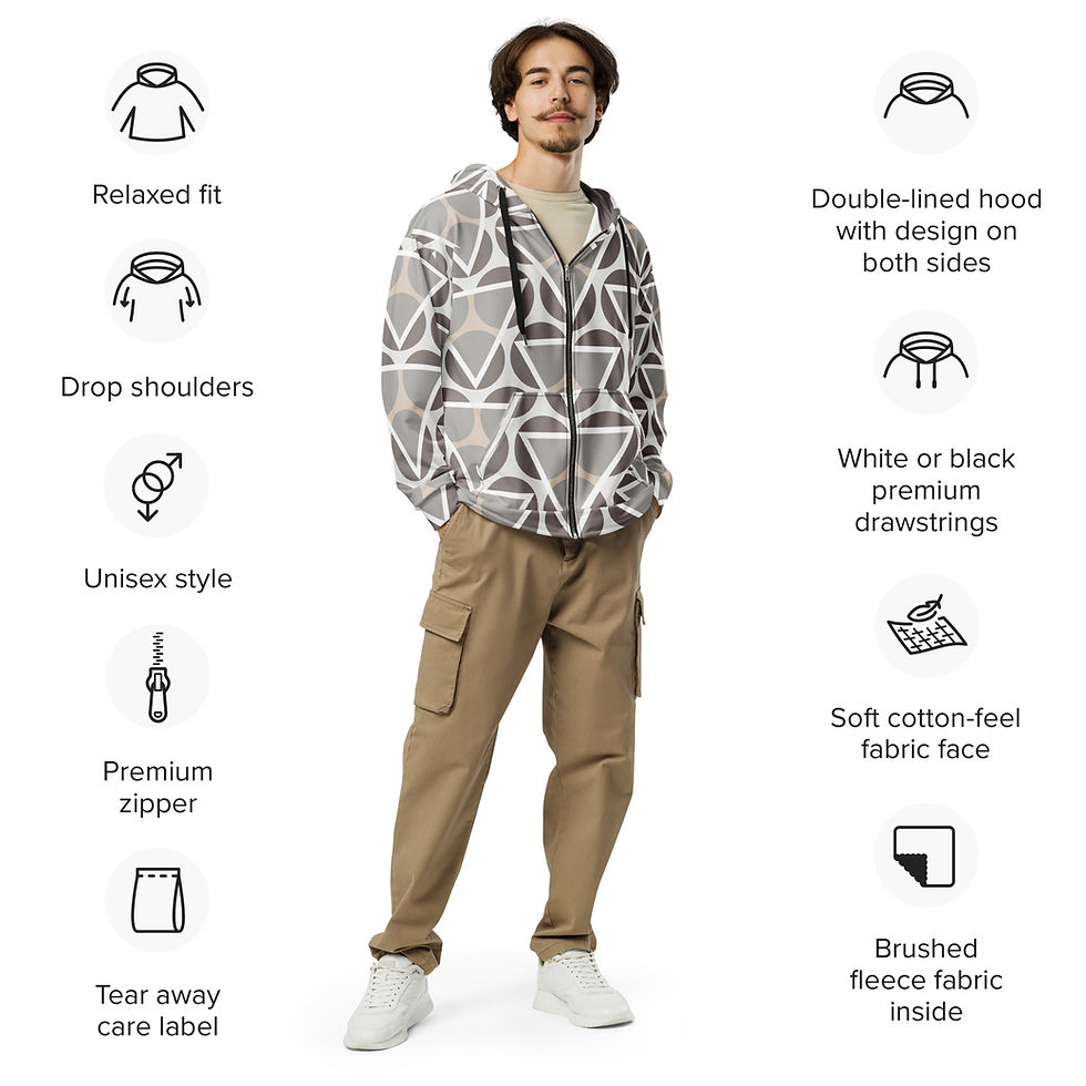 Thumbnail: Superhuman Essentials Zip Hoodie (Unisex; Triumvirite)