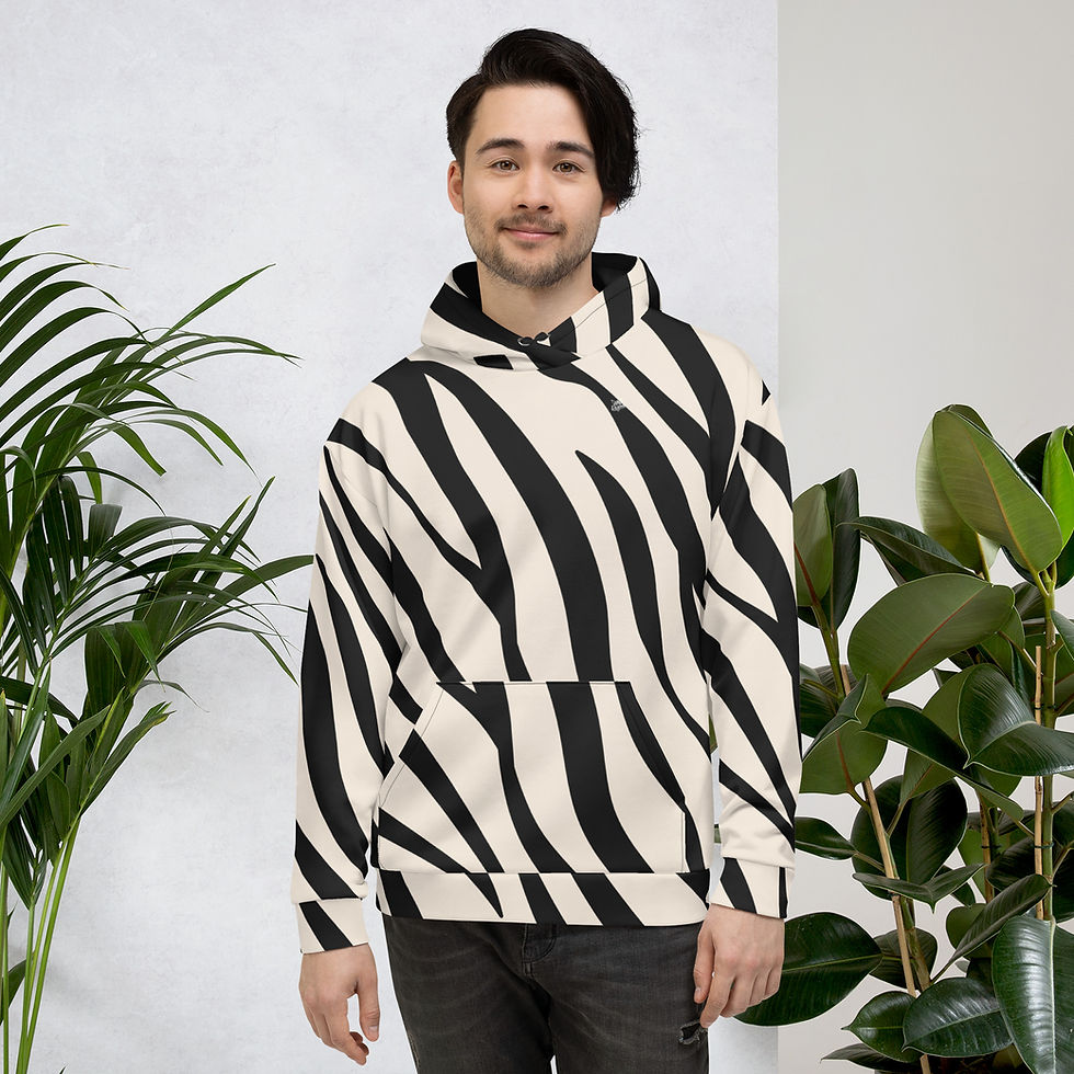 Thumbnail: Rockstar Essentials Pullover Hoodie (Unisex; Zebra)