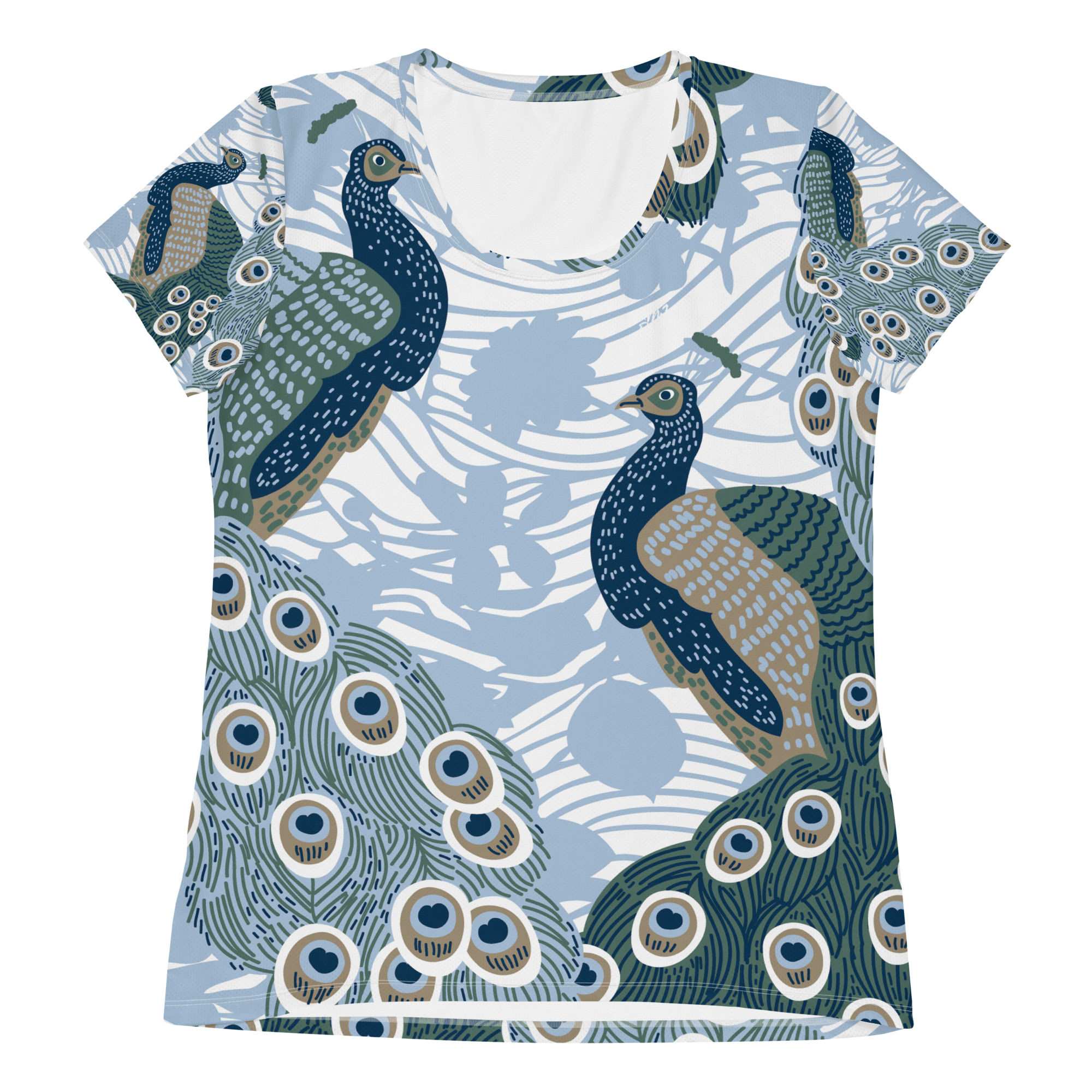 Classic Essentials Women's Athletic T-Shirt (Peacock)