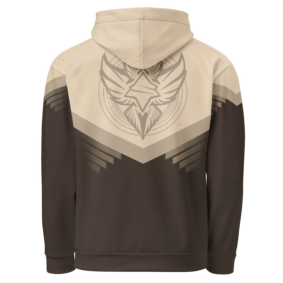 Thumbnail: Superhuman Essentials Pullover Hoodie (Unisex; Paladin; Champagne/Chocolate)