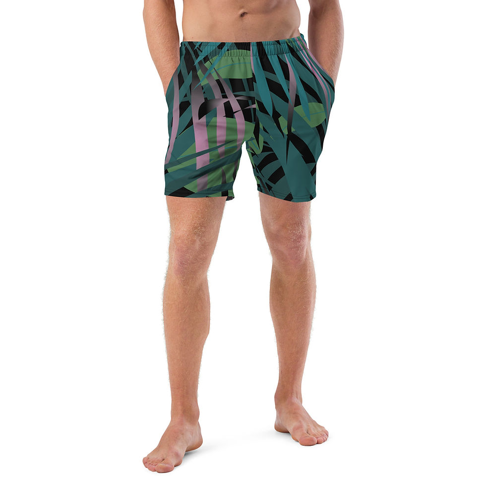 Thumbnail: Rockstar Essentials Men's Swim Trunks (Jungle Heat)