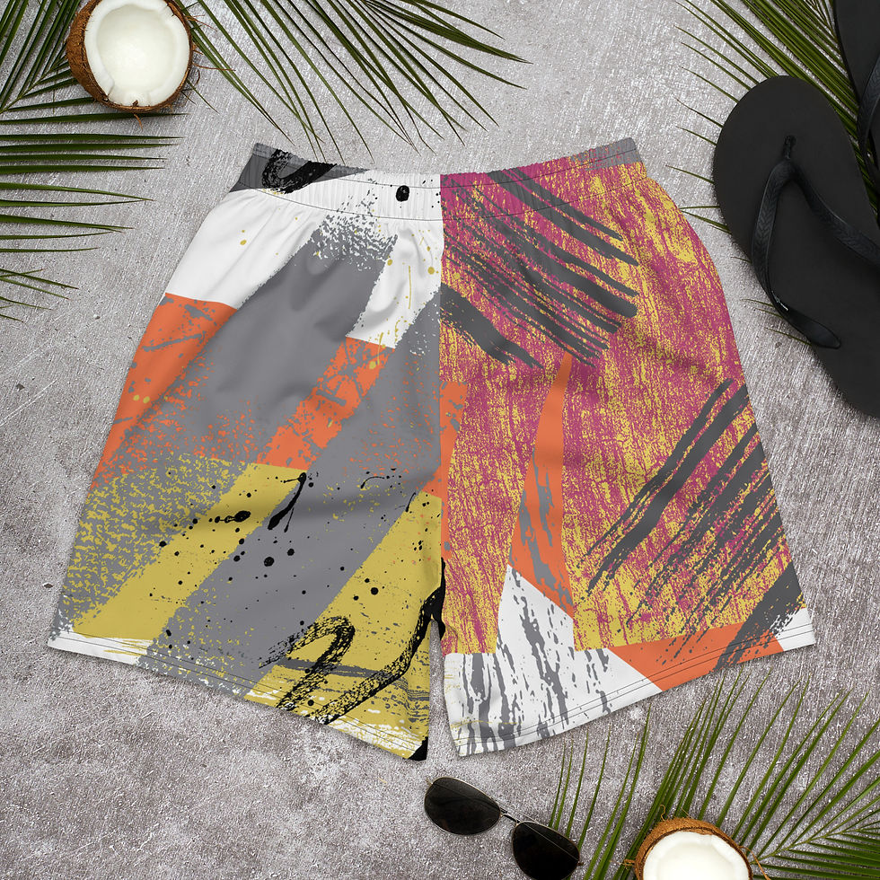 Thumbnail: Essentials Athletic Shorts (Unisex; Long; Stroke Of Brilliance)