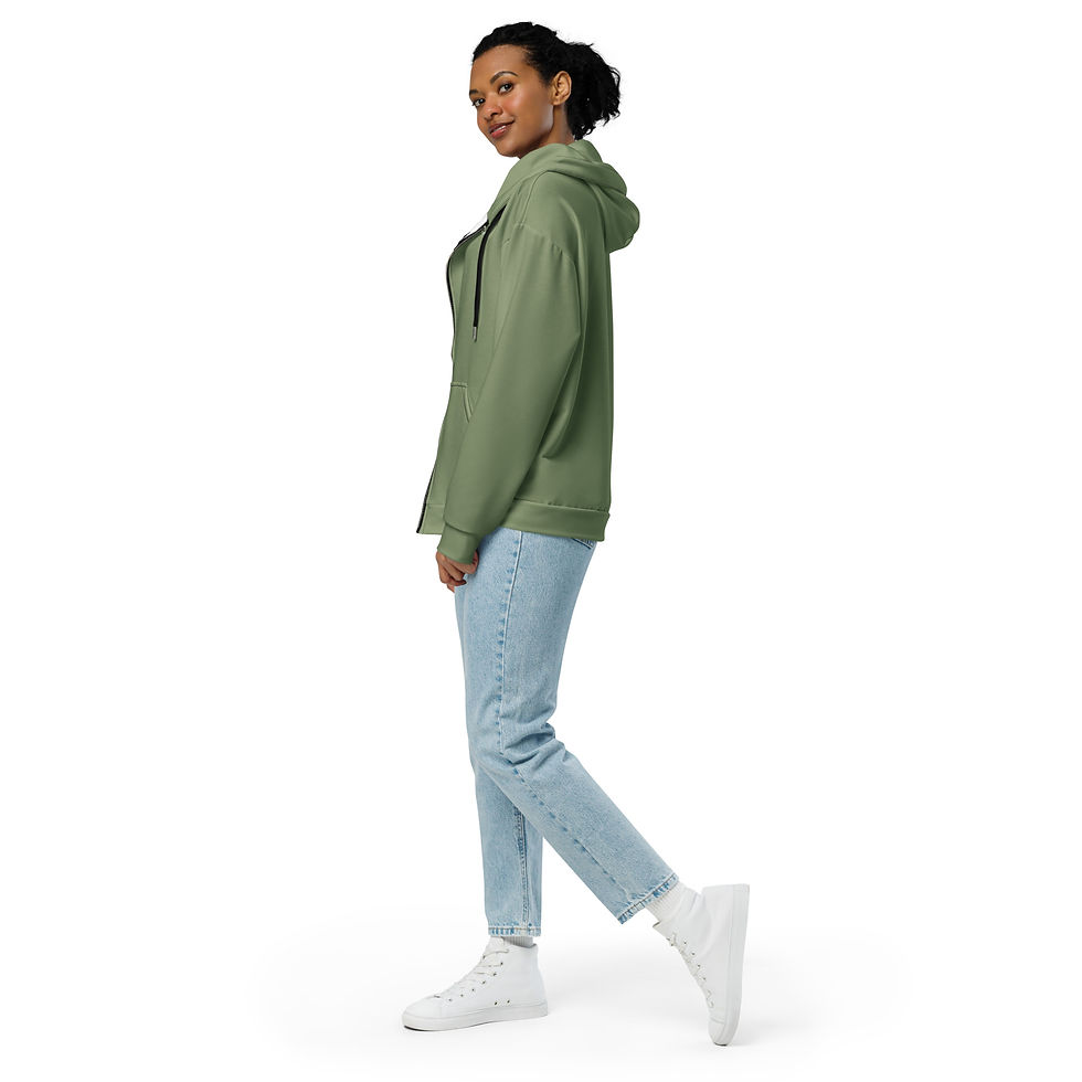 Thumbnail: Classic Essentials Zip Hoodie (Unisex; Fatigues)