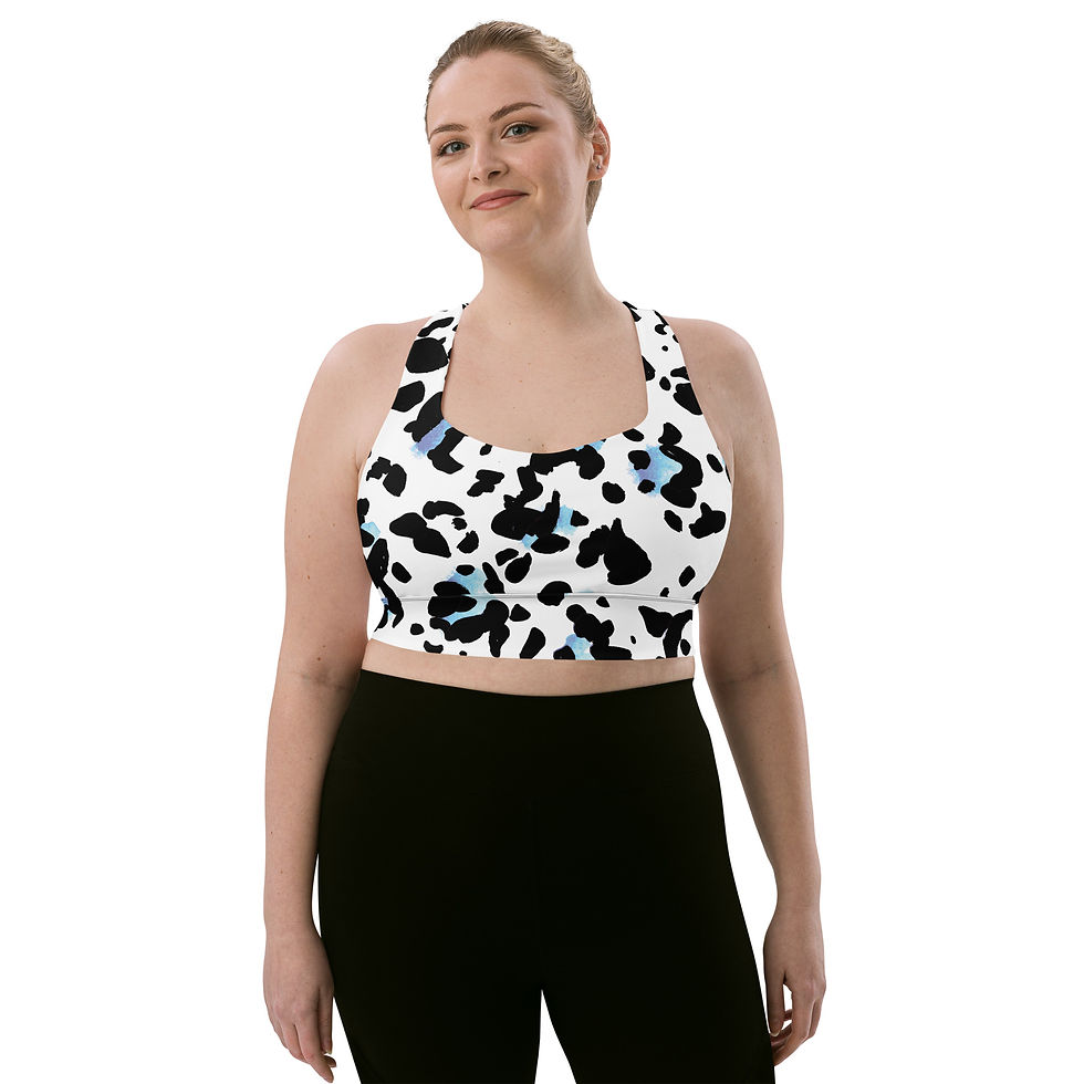 Thumbnail: Rockstar Essentials Women’s Longline Sports Bra/Top (Arctic Cougar)