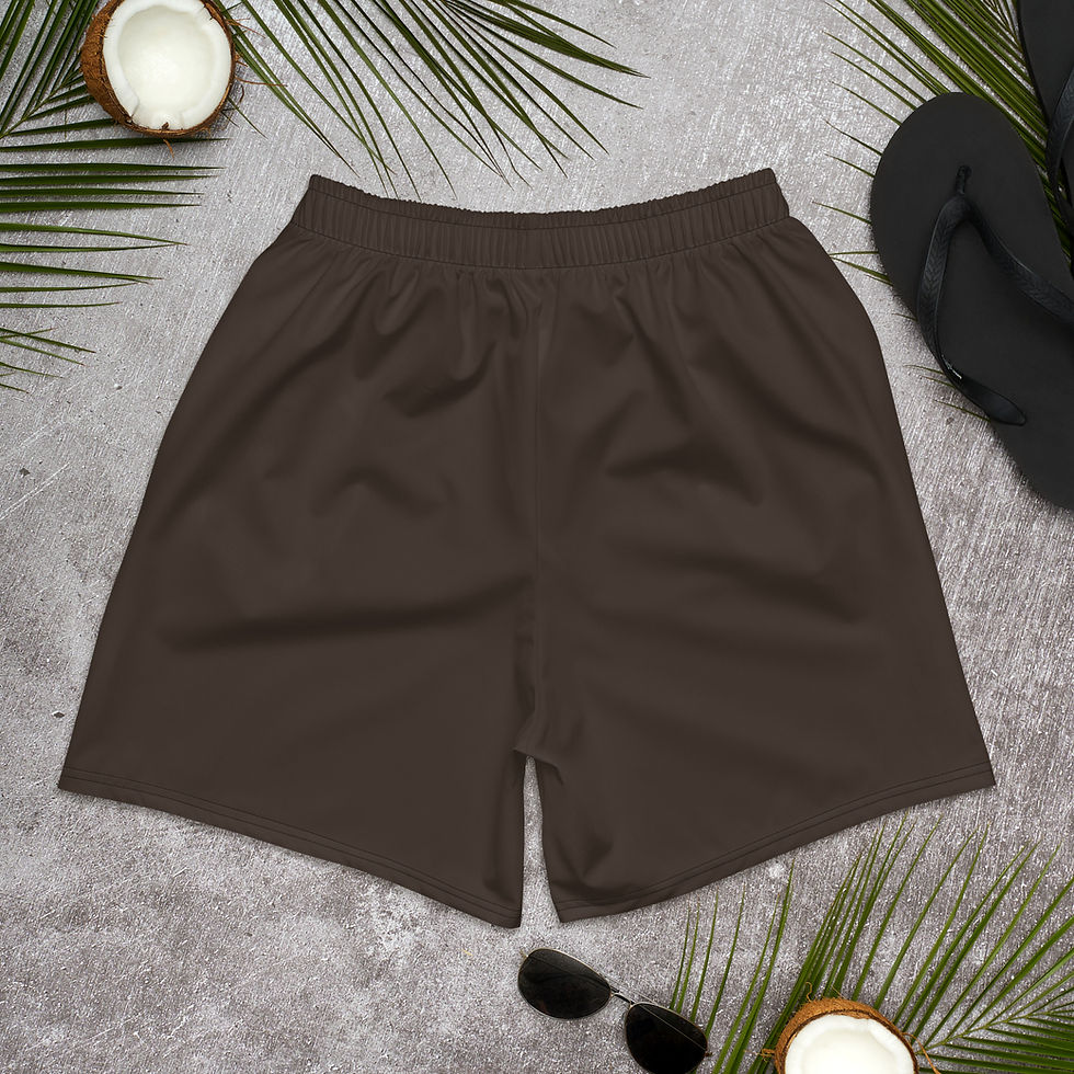 Thumbnail: Classic Essentials Athletic Shorts (Unisex; Long; Chocolate)