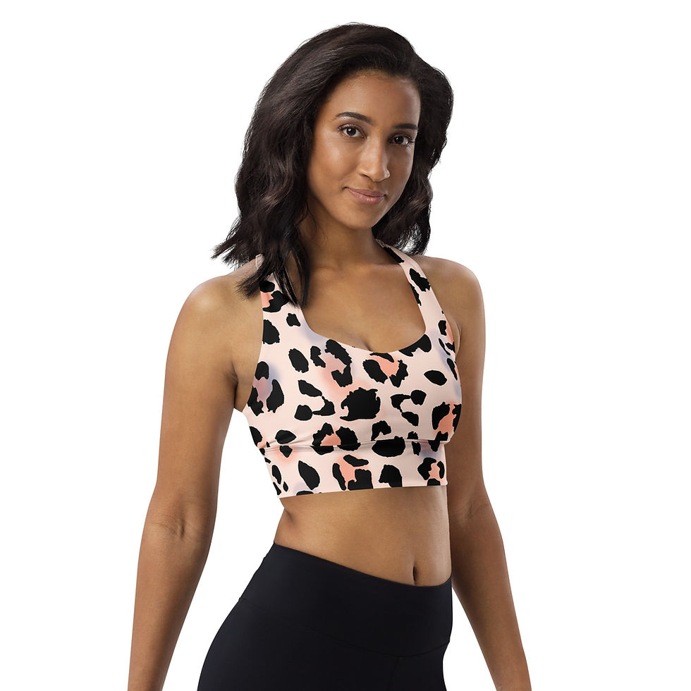 Thumbnail: Rockstar Essentials Women’s Longline Sports Bra/Top (Johnni Cougar)