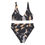 Thumbnail: Rockstar Essentials Women's High-Waisted Bikini (Brush Strokes)