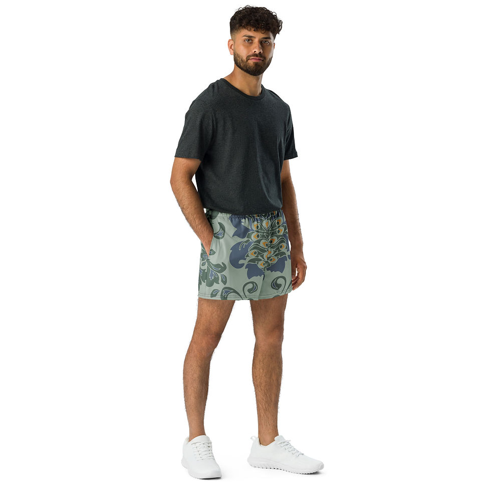Thumbnail: Classic Essentials Athletic Shorts (Unisex; Peacock 2)