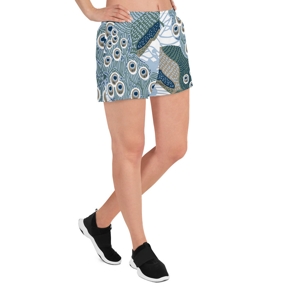 Thumbnail: Classic Essentials Athletic Shorts (Unisex; Peacock)