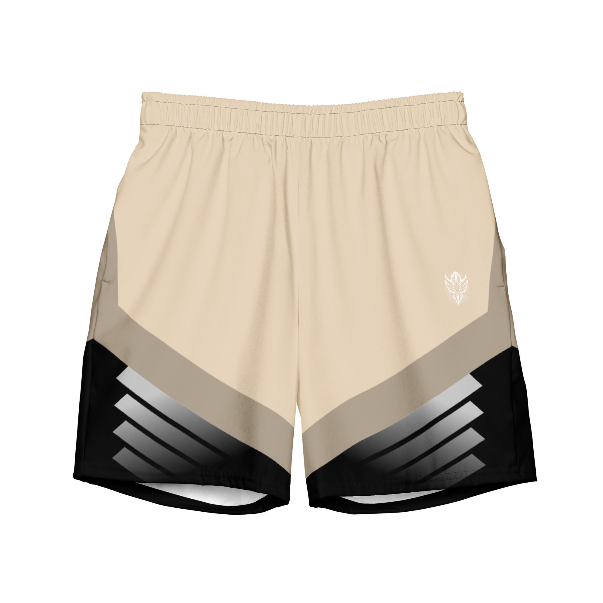 Superhuman Essentials Men's Swim Trunks (Paladin; Champagne/Black)