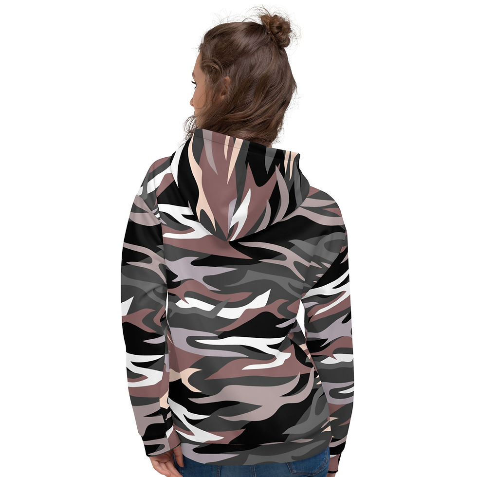 Thumbnail: Rockstar Essentials Pullover Hoodie (Unisex; Shiggy; Camo; Gray)