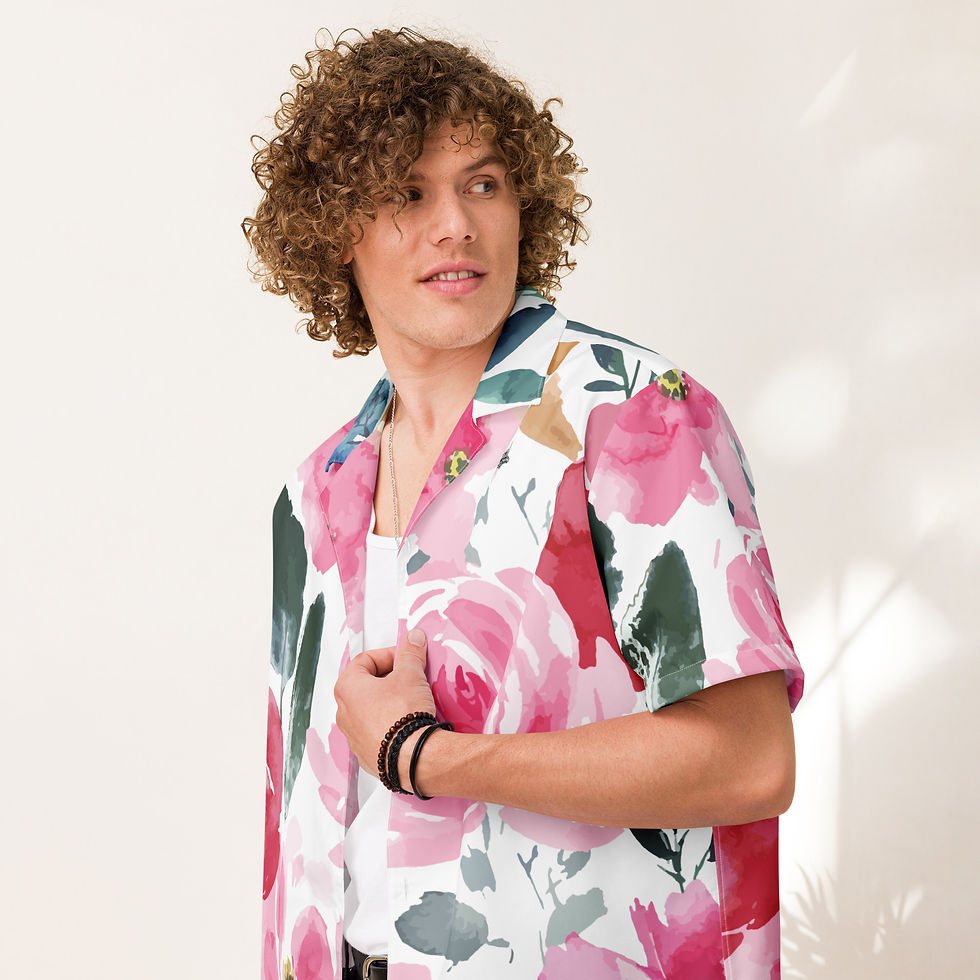 Thumbnail: Classic Essentials Short Sleeve Button Down Shirt (Unisex; Spring; Betty Rose)