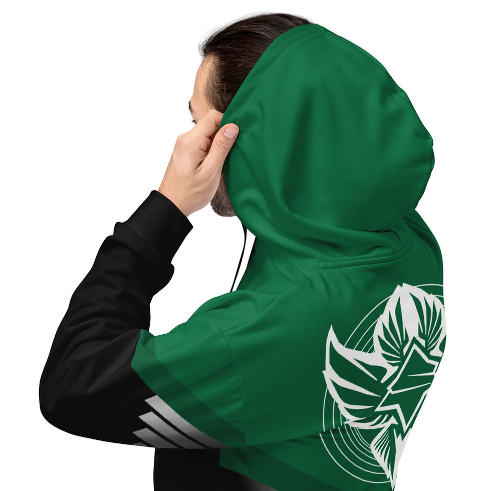 Thumbnail: Superhuman Essentials Pullover Hoodie (Unisex; Paladin; Emerald/Black)
