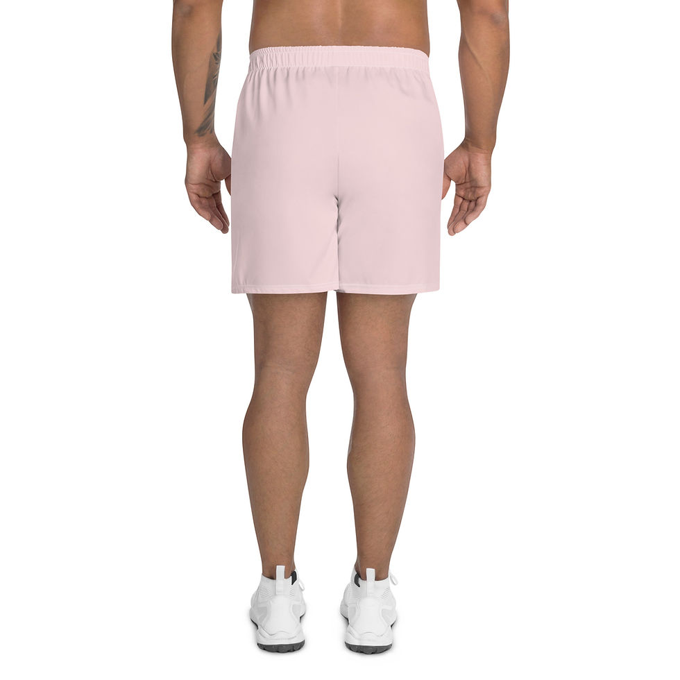 Thumbnail: Classic Essentials Athletic Shorts (Unisex; Long; Pink Champagne)
