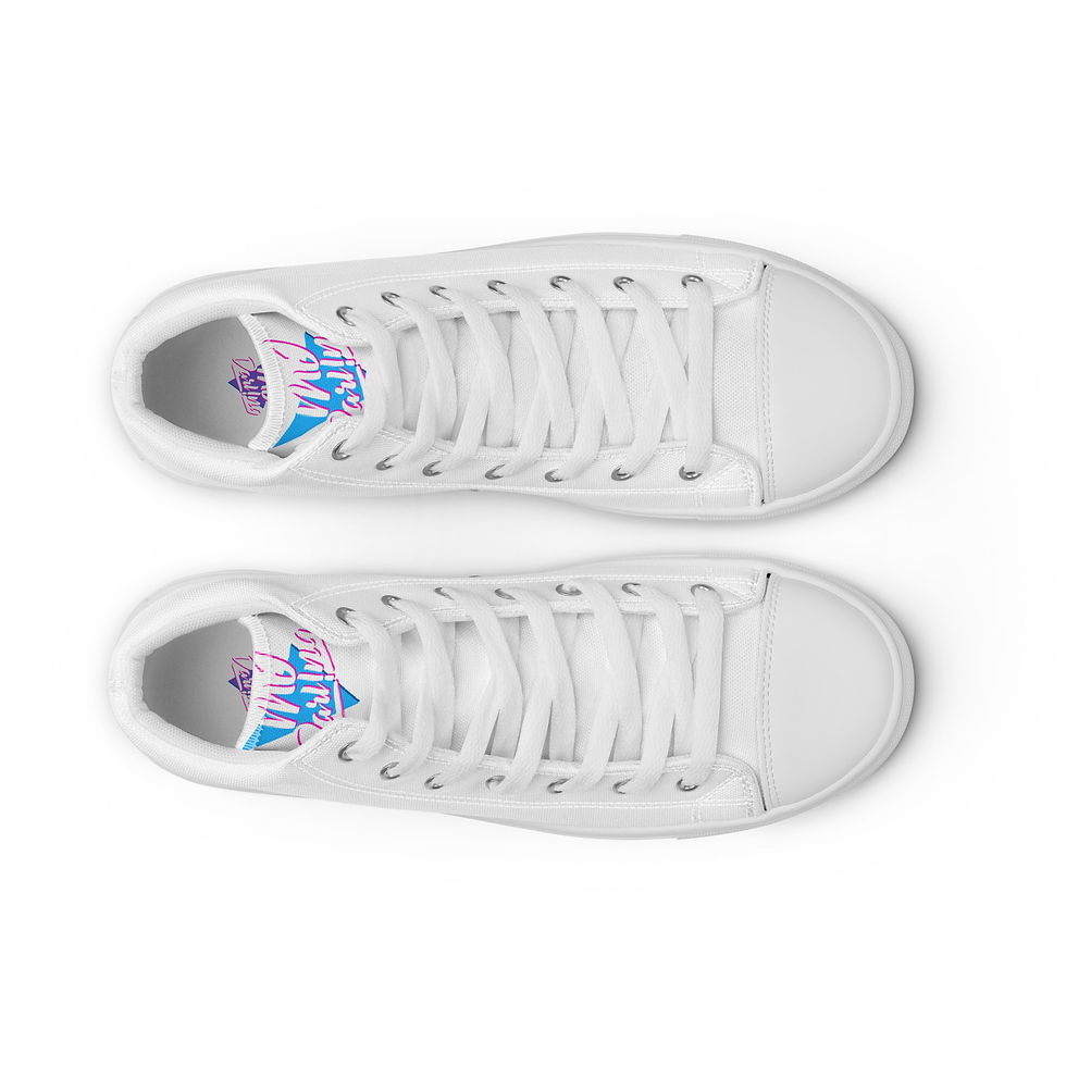 Thumbnail: Classic Essentials Men’s High-Top Canvas Sneakers (White)