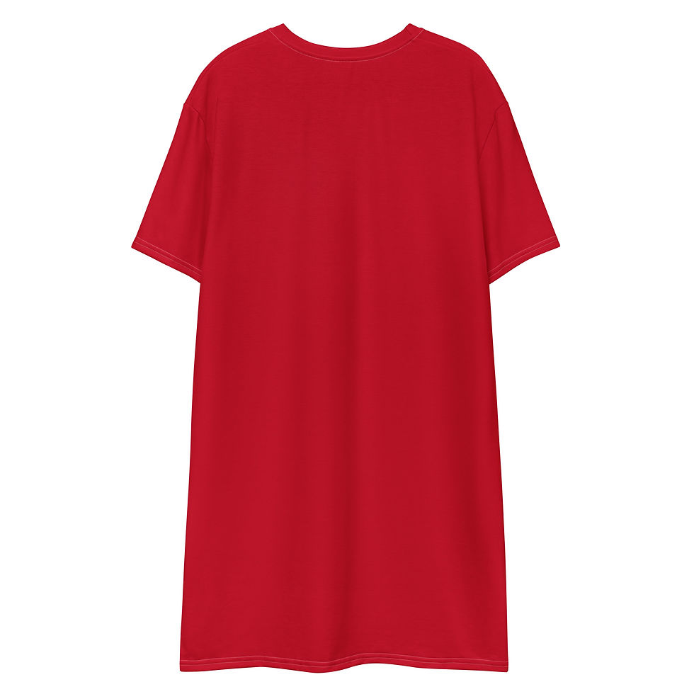 Thumbnail: Classic Essentials Women’s T-Shirt Dress (Red)