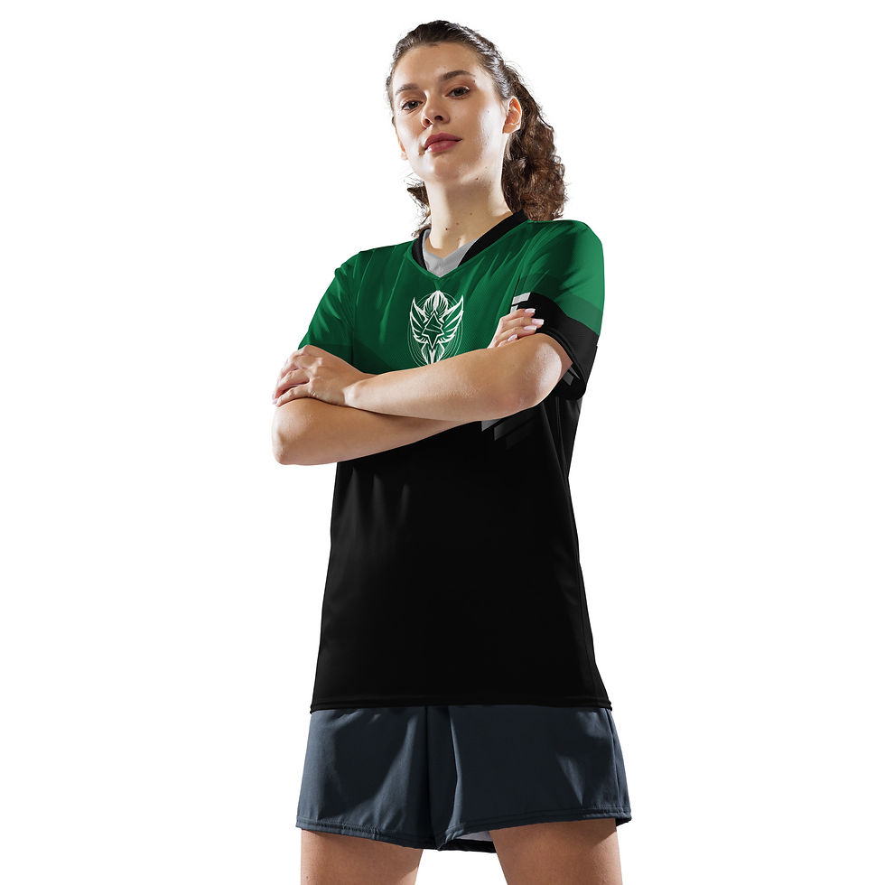 Thumbnail: Superhuman Essentials Sports Jersey (Unisex; Paladin; Emerald/Black)