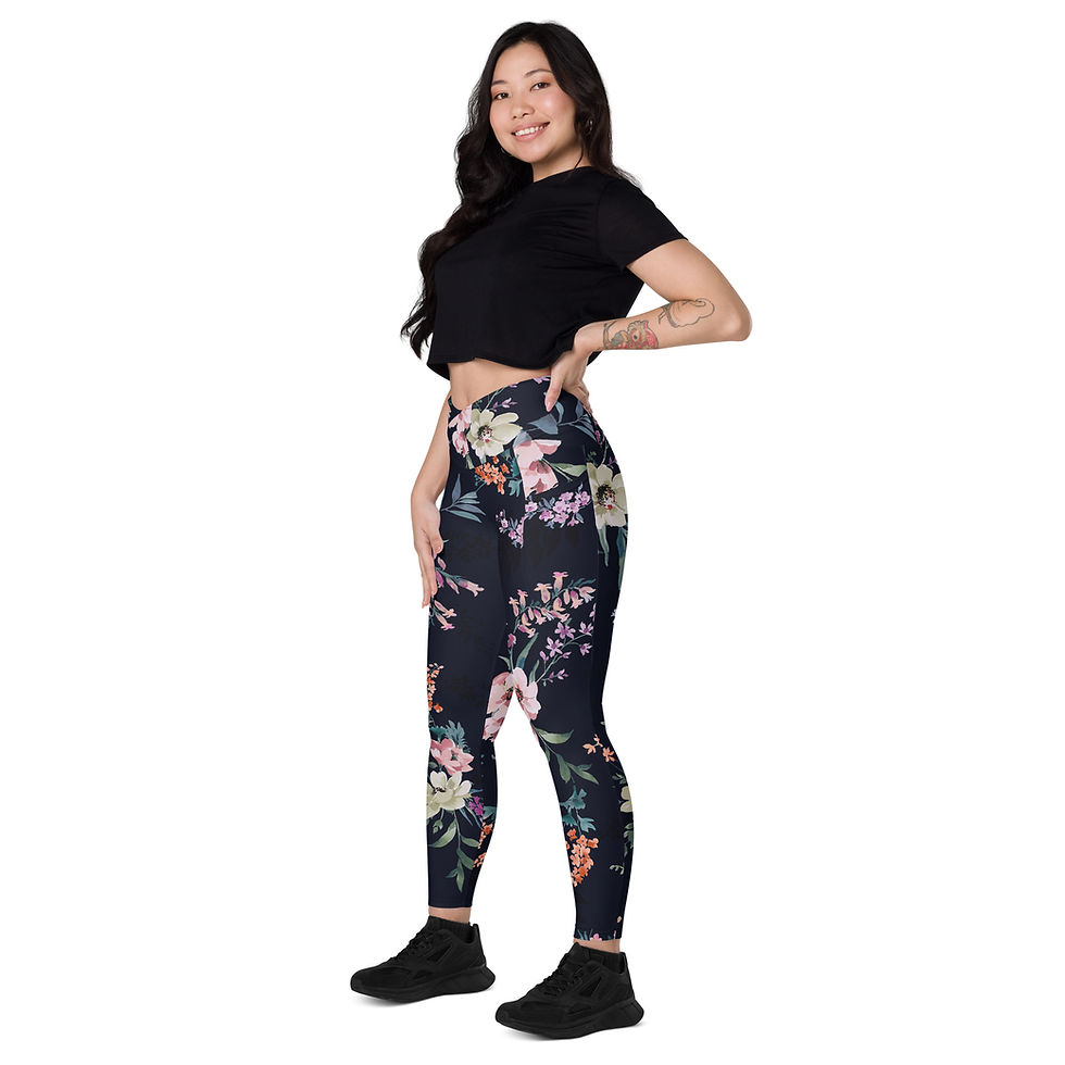 Thumbnail: Classic Essentials Women's Crossover Leggings w/ Pockets (Spring; Theresa)